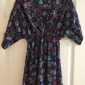 Beautiful blue floral tunic